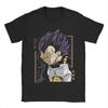 Anime Vegeta Ultra Ego Anime T-Shirt For Men Women O-neck Short Sleeve Tops 100%Cotton Summer Tops