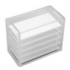 Fake Eyelash Box Dustproof Transparent Acrylic 5 Tiers Large Capacity False Eyelash Storage Box for