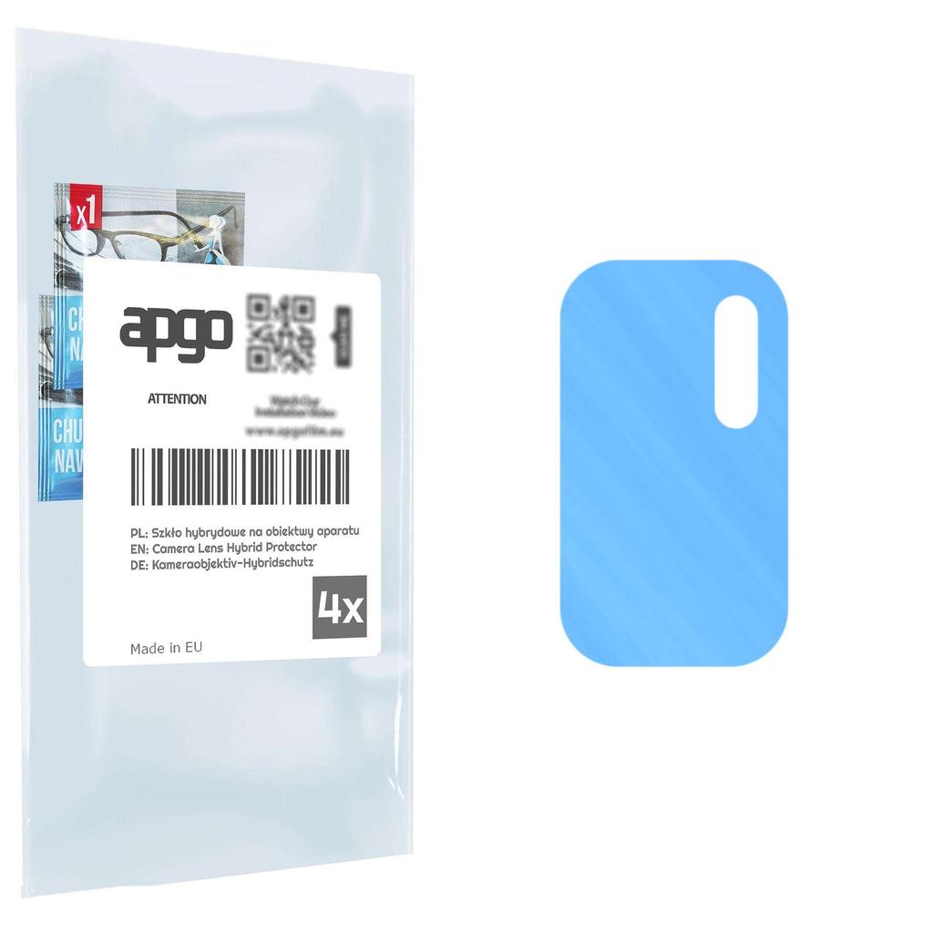 apgo 4x Lens Protector Camera Protective Hybrid Glass for Xiaomi Redmi Note 10T, Camera Protection, 9H Camera Lens Camera Lens Protector