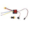 RC Car Brushed ESC Plastic and Aluminum Alloy RC Car Electric Speed Controller with XT60 Plug