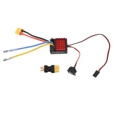 RC Car Brushed ESC Пластик и алюминиевый сплав RC Car Электрический регулятор скорости с разъемом XT60