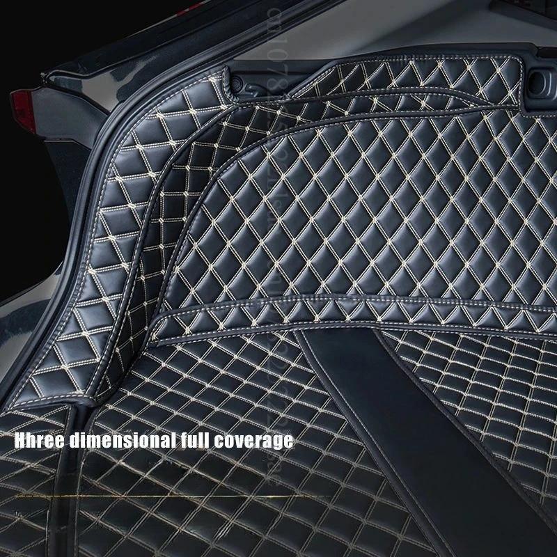 Индивидуальный коврик в багажник для Toyota Harrier 2024 2025 Аксессуары Полное покрытие Кожаный вкладыш в багажник Водонепроницаемый Модификация интерьера