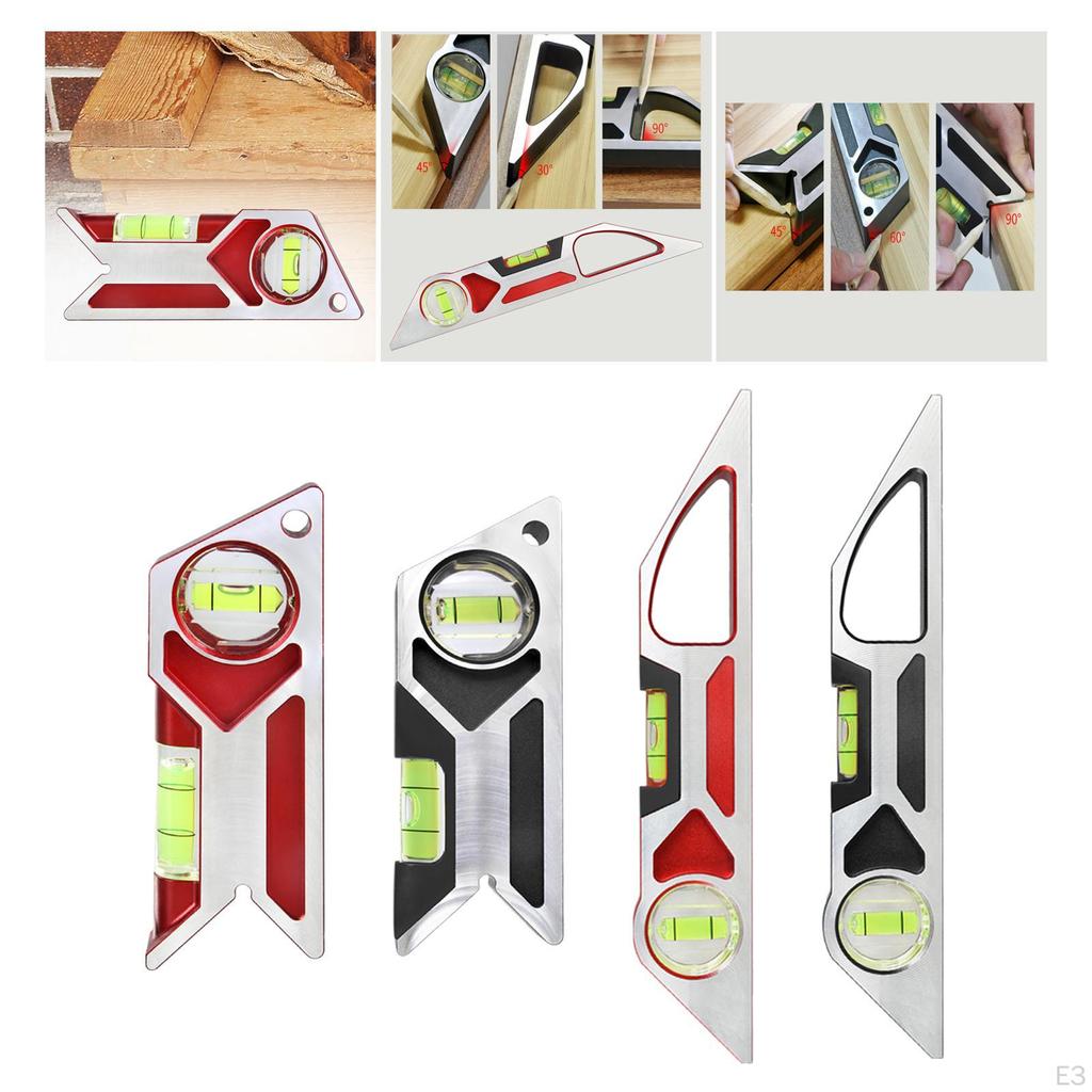 Пузырьковый уровень 45°, 60°, 90°, измерительный инструмент для разметки, пузырьки 180/90 градусов, профессиональный портативный