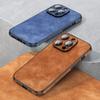 Роскошный силиконовый бампер с полной защитой, противоударный деловой кожаный чехол для телефона для Iphone 14 13 12 11 Pro Max Plus, чехол Funda