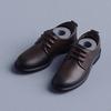 1/12 Кукольная обувь Мужская обувь, Обувь Коллекционная Носимая Декоративная Миниатюрная Модель для Переодевания