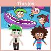 Adorable The Fairly Oddparents Plush Toy With Soft Short Plush And Pp Cotton Filling