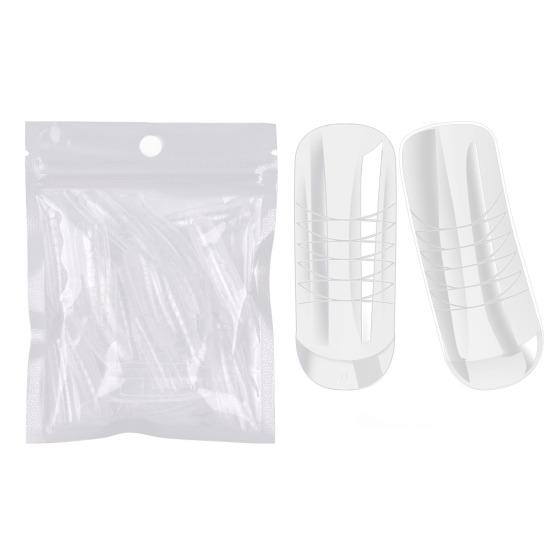 60 шт. накладные ногти быстрое наращивание съемные безвредные не вызывающие аллергии ультратонкие удлиненные ногти