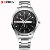 CURREN New Top Men's Watch Casual Watch Waterproof Quartz Stainless Steel Strap Watch Men's Business Watch