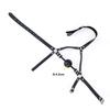 28Style Leather Hood Mask Blindfold,Open Mouth Harness Strap Dildo Ball Gag,Fetish BDSM Bondage Sex Slave Hood Couple SM Toy Kit