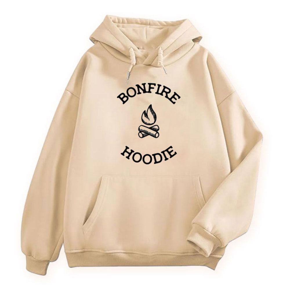 Autumn Hoodie Bonfire Hoodie Sweater Fall Camping Winter Sweatshirt Gift Creativity Style Street Fashion Men Unisex Hoodie