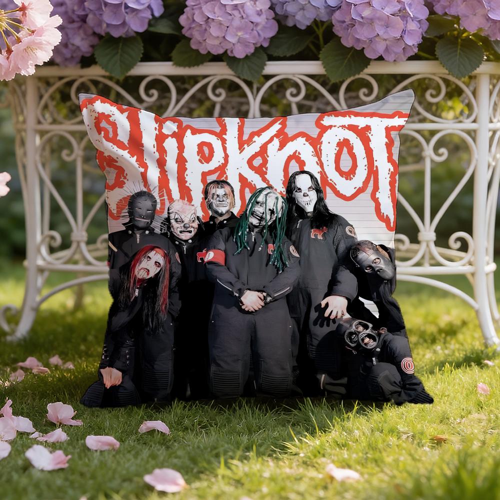 Подушка с принтом S-Slipknot Чехол для подушки для дома и автомобиля Двухсторонний чехол для подушки: Двусторонняя конструкция для максимального комфорта