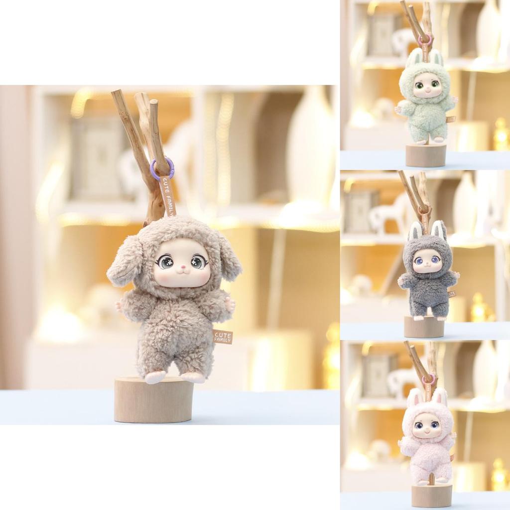 Cute Bunny Plush Keychain With Soft Silicone Material For Backpack Decor And Gift