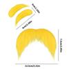 False Beard Eyebrow Set for False Moustache Funny Costume Accessory for Carnivals Halloween Party and Cosplay Photo Props