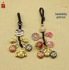 Mobile Phone Strap Pendant: Lion Dance, God of Wealth, Family Trio Gold-Swallowing Beast Alloy Keychain