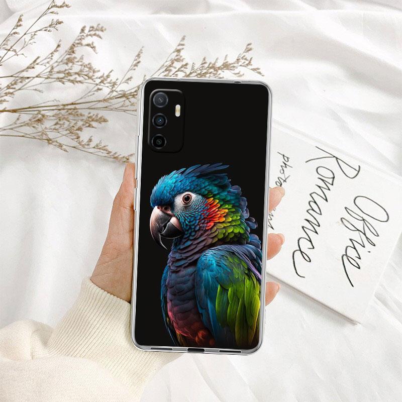 Parrot bird Phone Case for Motorola Moto G10 G20 G30 G31 G32 G34 G35 G41 G42 G50 G51 G52 G55 G60 G60S G62 G71 G72 G75