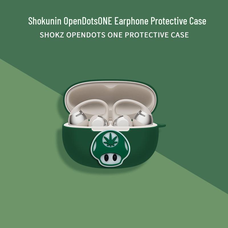 Applicable Shokz OpenDots ONE Bluetooth Earbuds Case with Shokz E310 Dynamic Titanium Ring Protective Shell