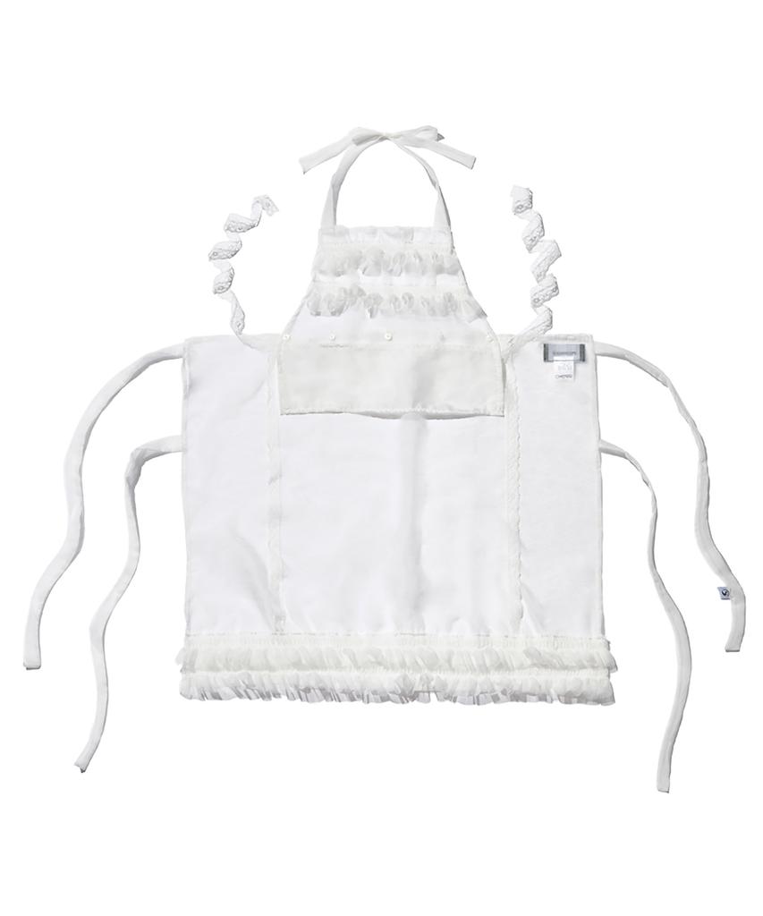 Peace Maker Ts 3Way Sheer Apron (White)