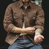Workwear American Retro Heavyweight Canvas Oil Wax Jacket Hunting Oil Wax Jacket Men's Autumn Plus Size