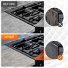 1/2/4 шт., нержавеющая сталь, заполнитель щелей для плиты, термостойкая кухонная духовка, защитная планка для боковой стенки, комплект для отделки плиты, легкоочищаемая универсальная защита от проливания плиты