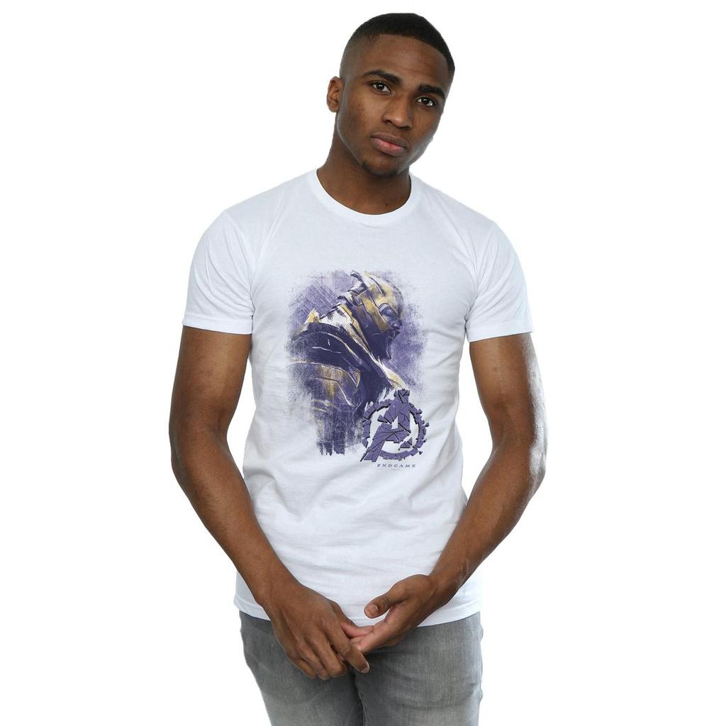Marvel Mens Avengers Endgame Thanos Brushed T-Shirt