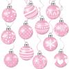 New Style, Christmas Theme, Pink, Paper, Christmas Ball, Spiral Pendant, Party Scene Decoration, Decorative Supplies