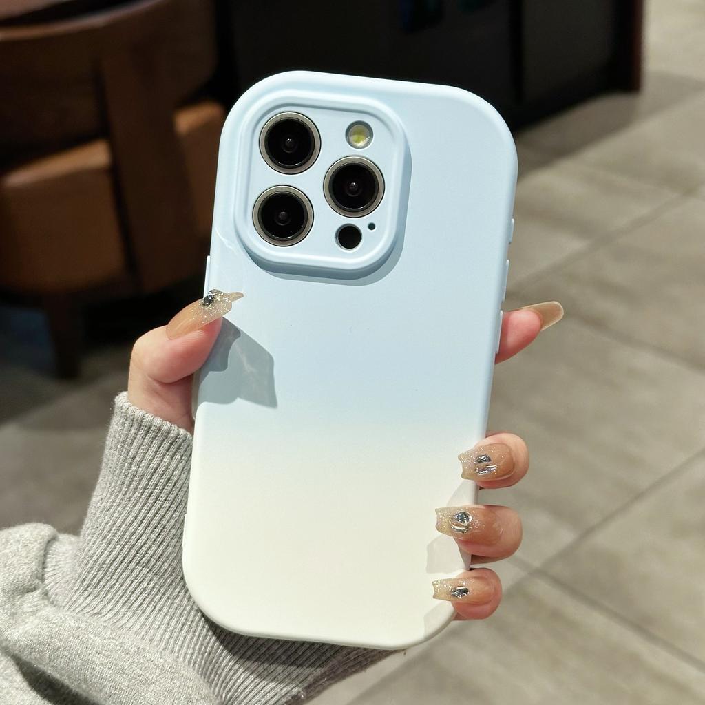 Подходит для чехла для телефона IPhone16E, Apple 15promax Полная защита от падений 14 Новый градиентный конфетный чехол