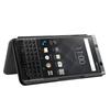 Флип-чехол из кожи с карбоновыми вставками для всех моделей BlackBerry – Нейтральный деловой защитный чехол