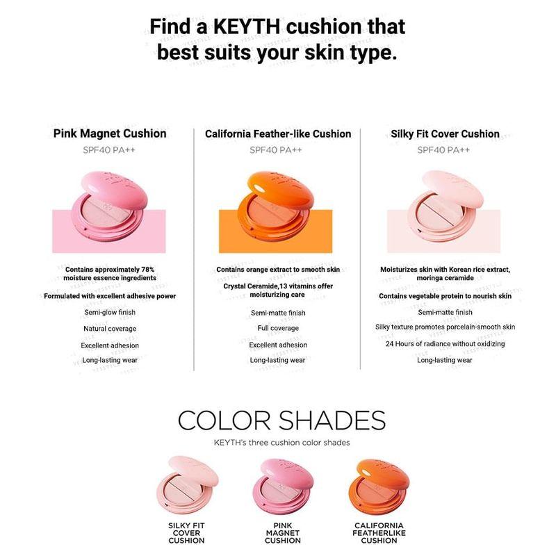 KEYTH - Pink Magnet Cushion - 5 Colors