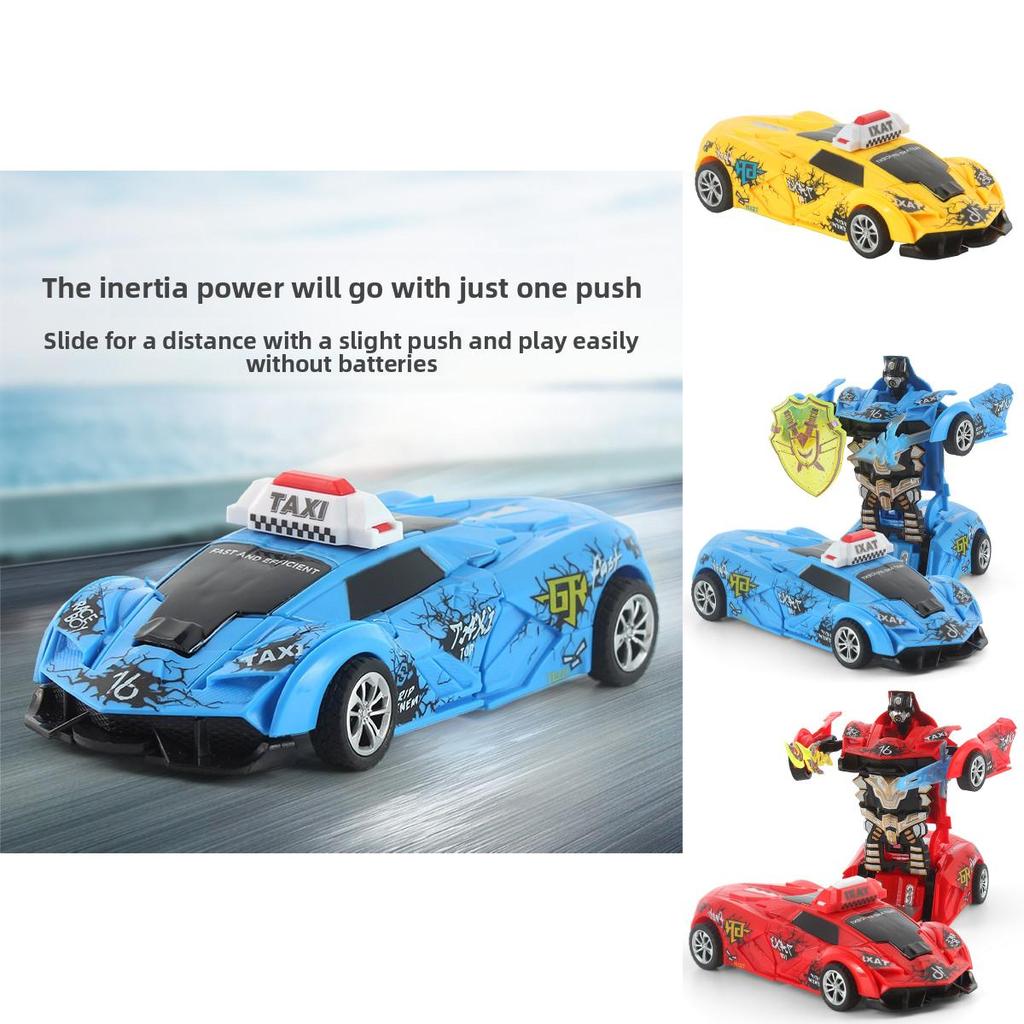 Kids Deformable Race Car Toy With Impact Collision Function For Sensory And Motor Skills Development