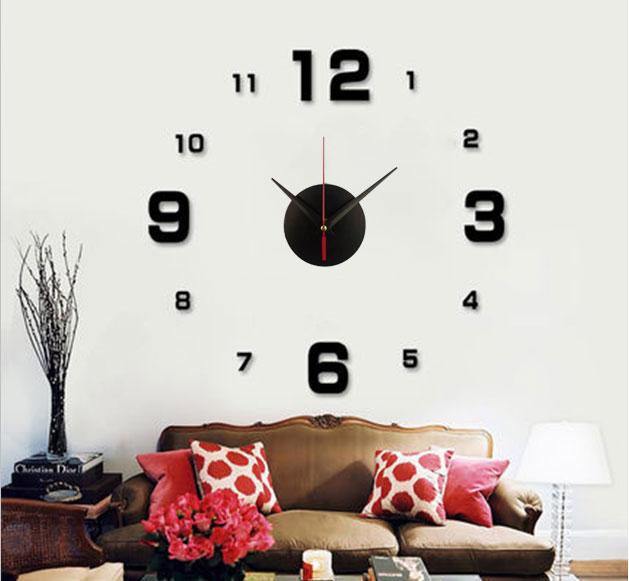 3D светящиеся настенные часы, зеркальные настенные наклейки, креативные часы «сделай сам», съемные художественные наклейки, домашний декор, кварцевая игла для гостиной, хит продаж