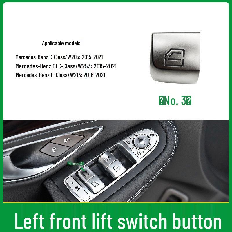 Premium Glass Lifter Switch for C-Class GLC W205 W253: Original Car Window Button