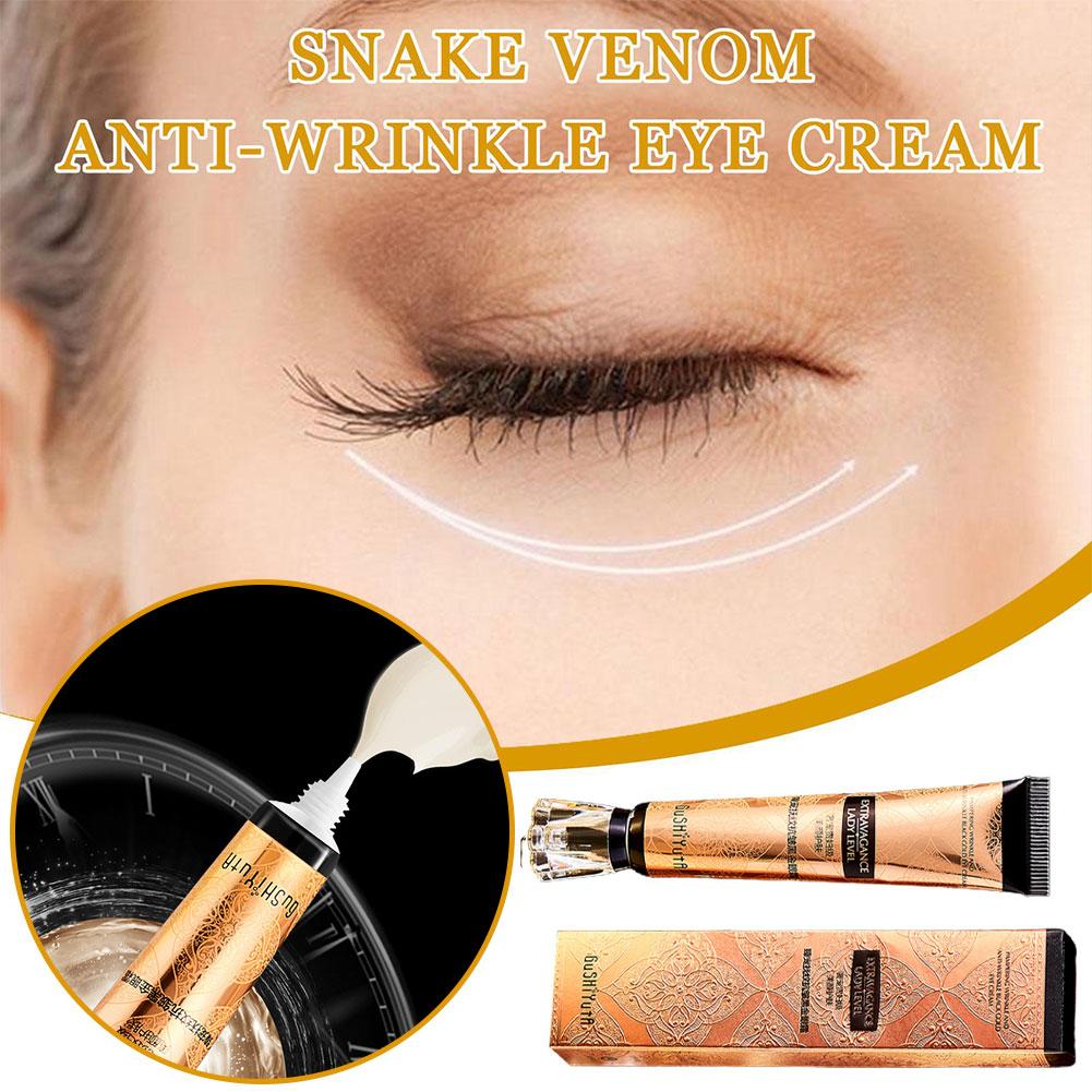 Полипептид змеиного яда, укрепляющий крем для глаз против морщин, темный, против ухода за кругами, отечность, увлажняющий, для удаления глаз, осветляющий