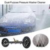 5000PSI Car Chassis High Pressure Washer 16 Inch Electric Car Washing Locomotive Bottom Water Broom with 2 Extension Rods