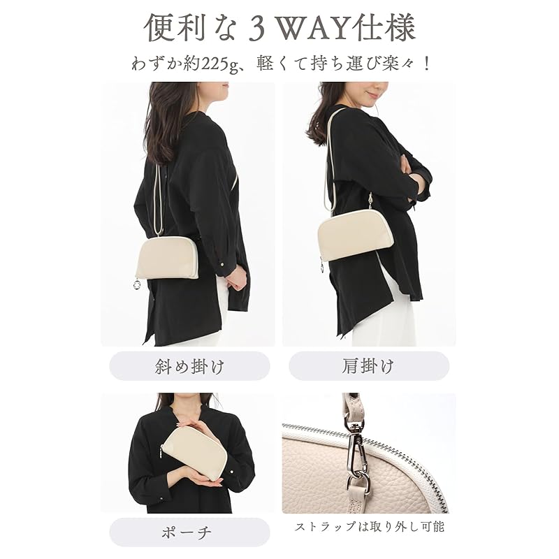 [Женская сумка через плечо из натуральной кожи]легкая горизонтальная сумка через плечо в минималистичном стиле, стильная и повседневная, для взрослых, милая, функциональность, кошелек для смартфона