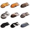 Super Absorbent Simulation Cat Floor Mat Bathroom Carpet  Living Room Tea Table Bedside
