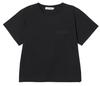 Milkfed Casual STENCIL LOGO COMPACT BLACK Women's S/S TEE,
