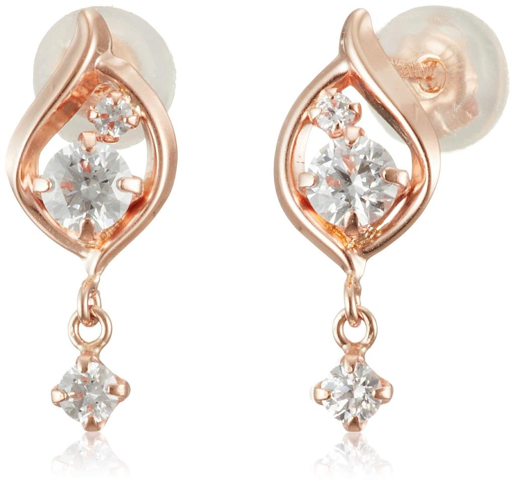 10K Pink Gold Earrings 151746153104 Canal4℃ (Canal 4℃) (PG)