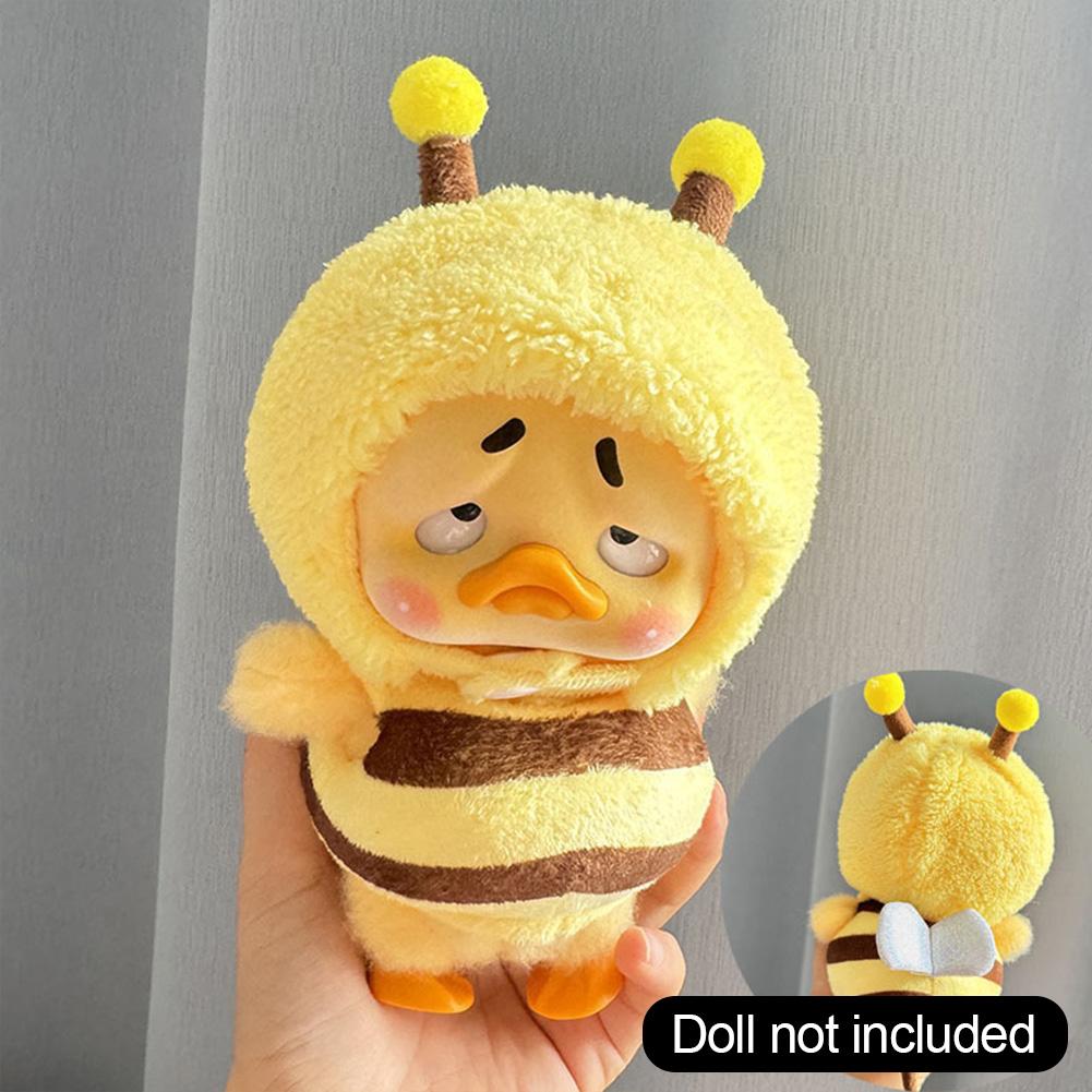 Маленькая желтая кукольная утка Одежда для раздражающей утки Расстроенная уточка Мягкая серия Детская одежда Аксессуары