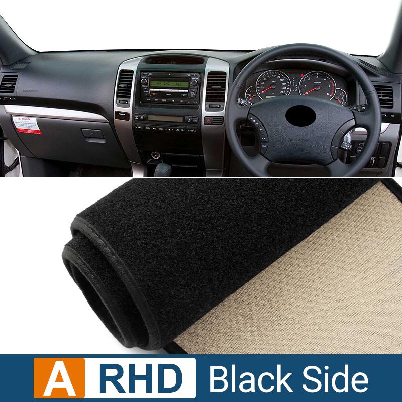 Автомобиль Для Toyota Land Cruiser Prado 120 J120 2003-2006 2007 2008 2009 Накладка на панель приборов Защита от света Коврик Анти-УФ Нескользящий коврик