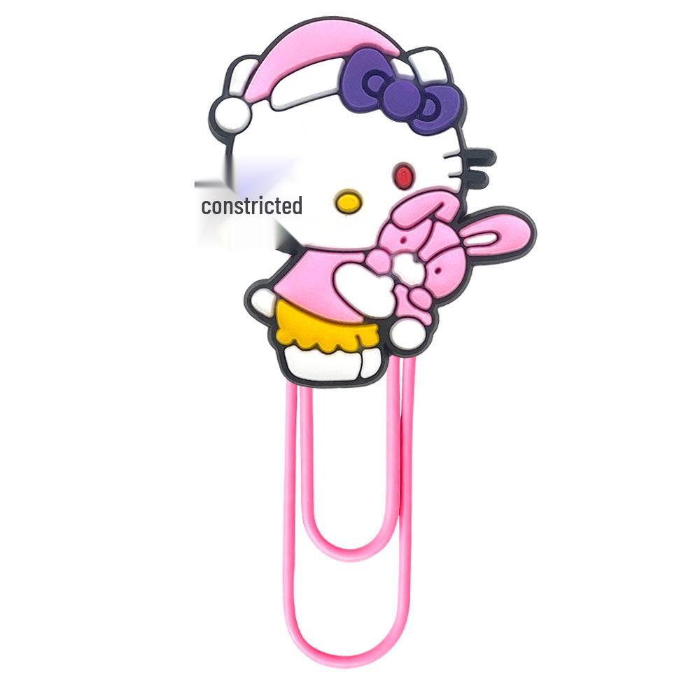 Креативные закладки-скрепки Hello Kitty - Цветные канцелярские принадлежности, Большие скрепки для DIY