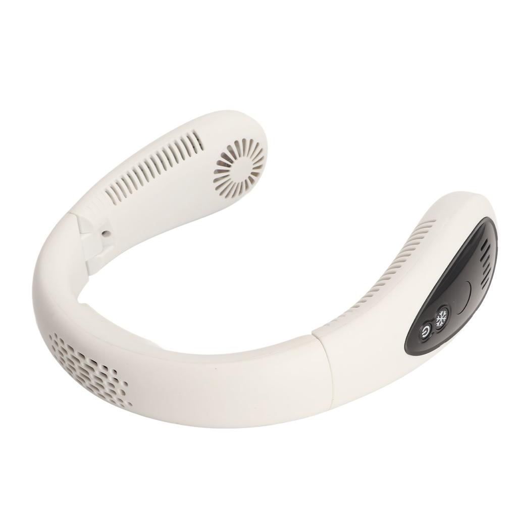 Вентилятор без лопастей для шеи, USB-зарядка, 360-градусный выход воздуха, 3 регулируемых уровня, светодиодный дисплей, носимый