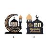 Artistic Wood Ornament Middle Eastern Designs Islamic Community Event Decors Suitable for Eid Home and Event Decors