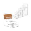 6-Tier Display Stand Acrylic Wallet Display Stand Efficient Space Saver
