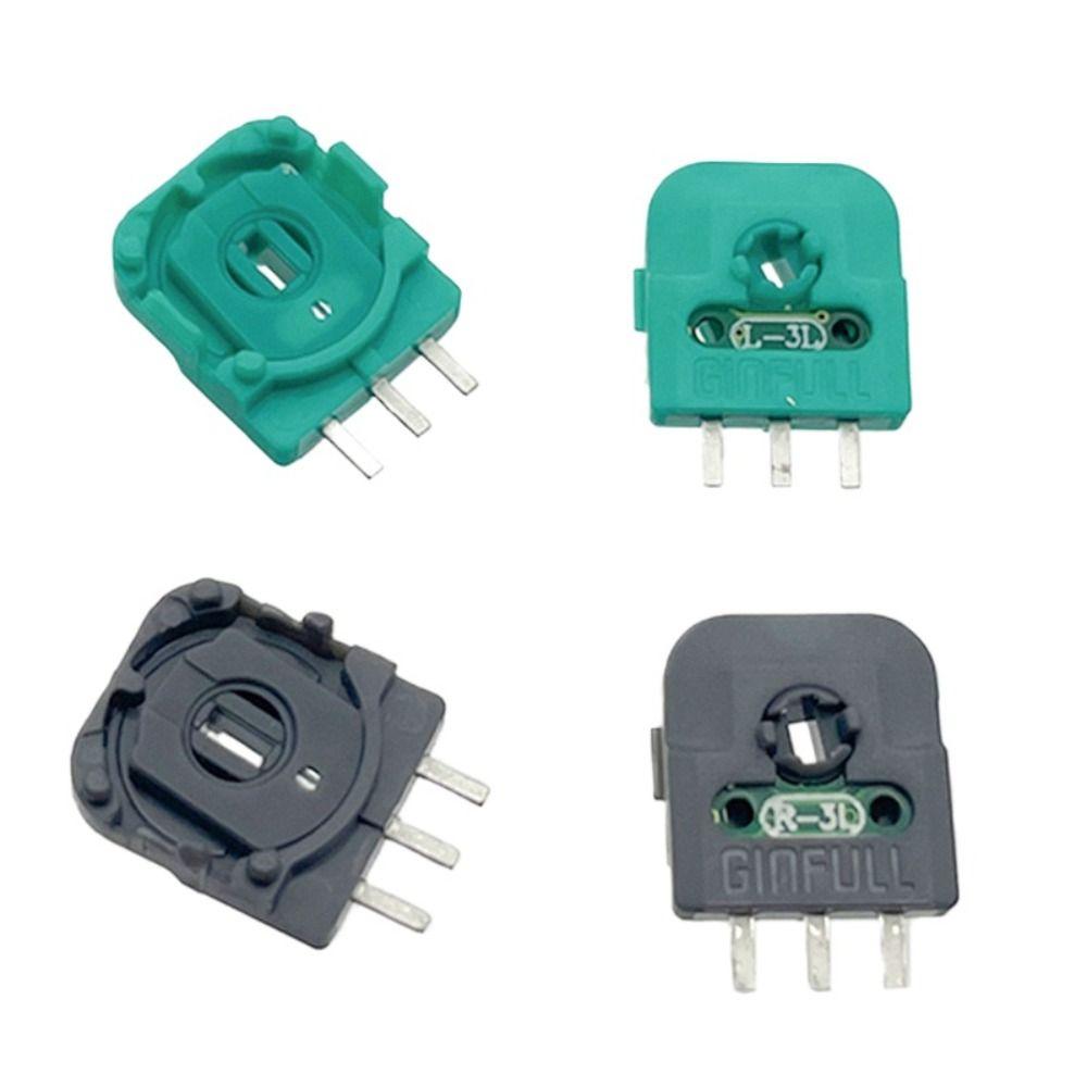 1 пара модулей датчика Холла, микроось, резистор для контроллера PS5/PS4/Switch/Pro/Xbox One