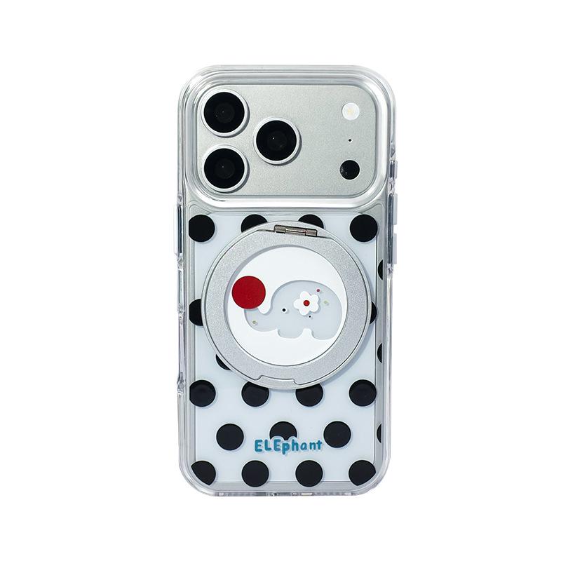 Чехол для iPhone 17 Pro Max/15 Pro с поворотной подставкой на 360°