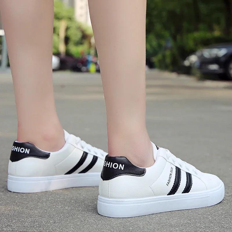 Новая женская одинарная обувь с низким вырезом на плоской подошве на шнуровке с круглым носком вулканизированная обувь на плоской подошве повседневная модная спортивная обувь