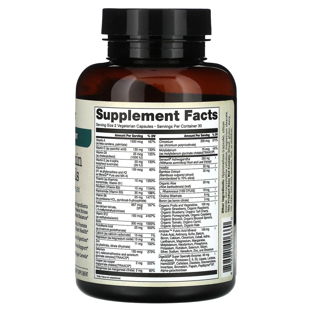 Men's Stress Support, Multivitamin & Mineral, 60 Veggie Caps