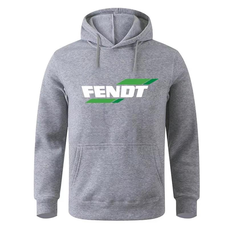 Мужская толстовка Трактор FENDT Высокое качество Теплая флисовая толстовка Повседневная уличная одежда 2026 Осень/Зима Новое издание