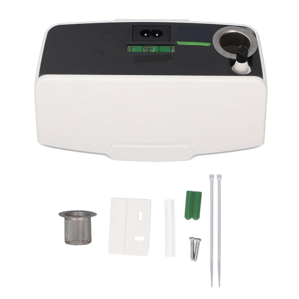 Condensate Pump 18L/h 150ml Capacity 10m Lift Wall Mount Silent Automatic AC Drain Removal Pump 220V