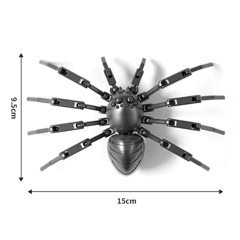 Нетоксичный многосуставный подвижный робот, 3D-печатные игрушки-пауки с присоской, модель, игровые игрушки, подарок, рождественский инструмент для снятия стресса